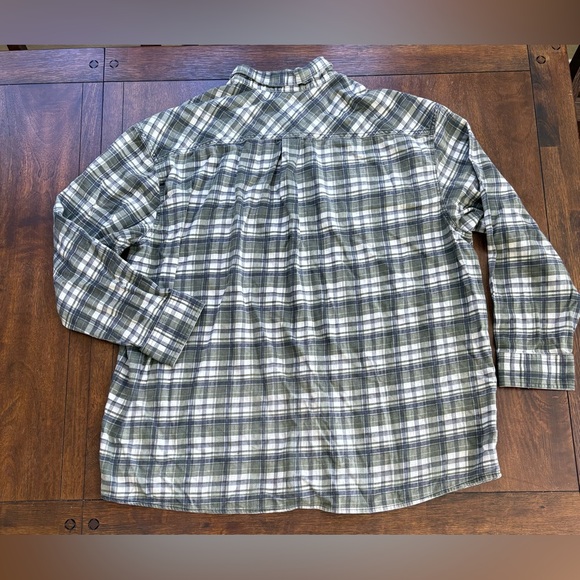 Dickies FR Flannel LS Shirt Mens 4X Green Plaid HRC 2 2112 Flame Resistant - Picture 2 of 8